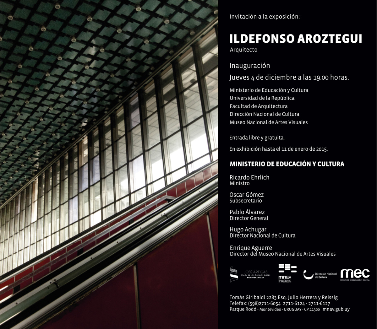 Invitacin - Museo Nacional de Artes Visuales