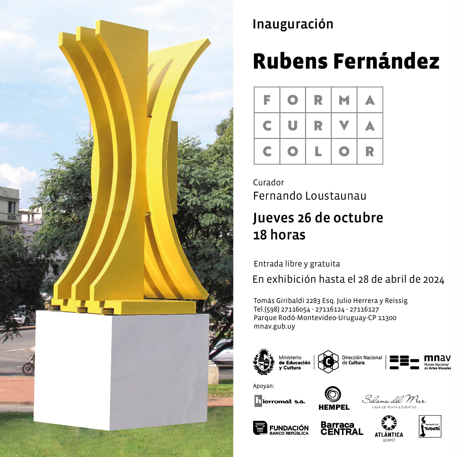 Invitacin - Museo Nacional de Artes Visuales