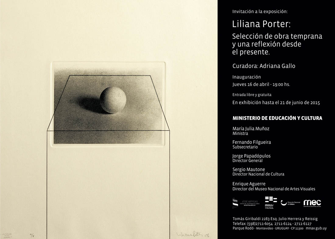 Invitacin - Museo Nacional de Artes Visuales