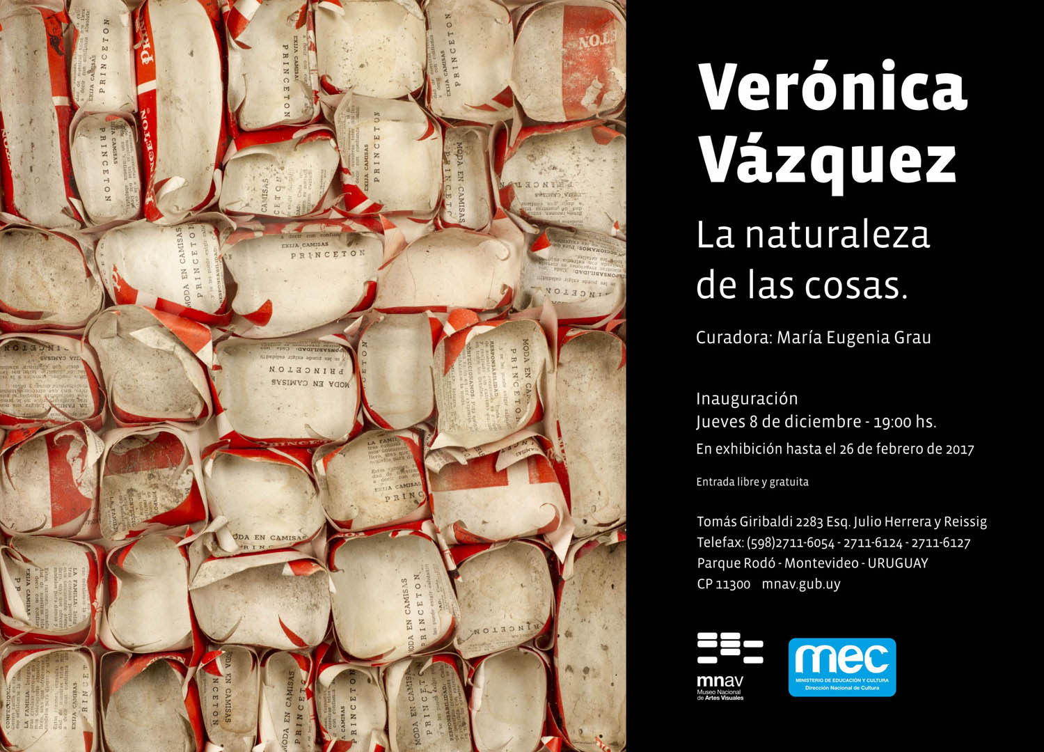 Invitacin - Museo Nacional de Artes Visuales