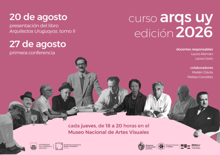  - Curso Arquitectos Uruguayos edición 2026 - Museo Nacional de Artes Visuales