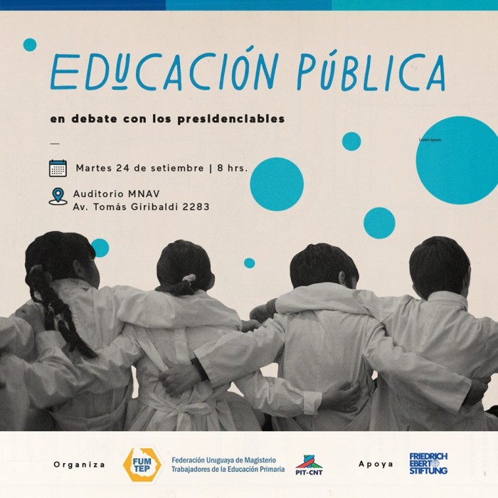 - Educación pública en debate con los presidenciables - Museo Nacional de Artes Visuales