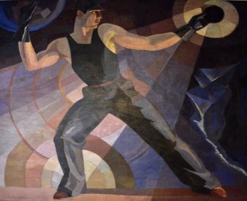  - Restauración de la obra Luz artificial del artista Guillermo Laborde - Museo Nacional de Artes Visuales