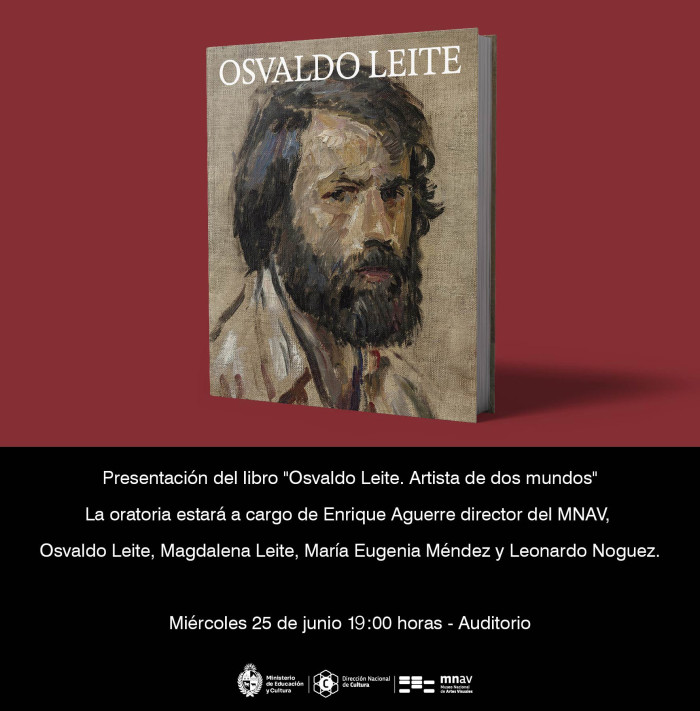  - Presentación del libro: "Osvaldo Leite. Artista de dos mundos" - Museo Nacional de Artes Visuales