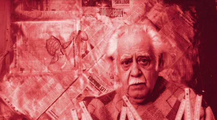 Detalle de portada del libro - Presentación del libro "Carmelo Arden Quin, huellas de una aventura" de María Cristina Rossi (comp.) - Museo Nacional de Artes Visuales