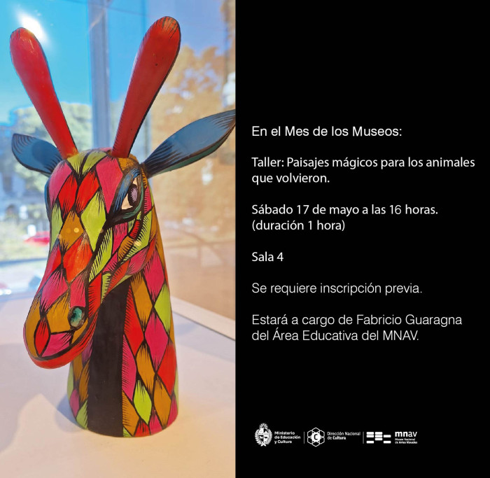  - Taller "Paisajes mágicos para los animales que volvieron"  - Museo Nacional de Artes Visuales