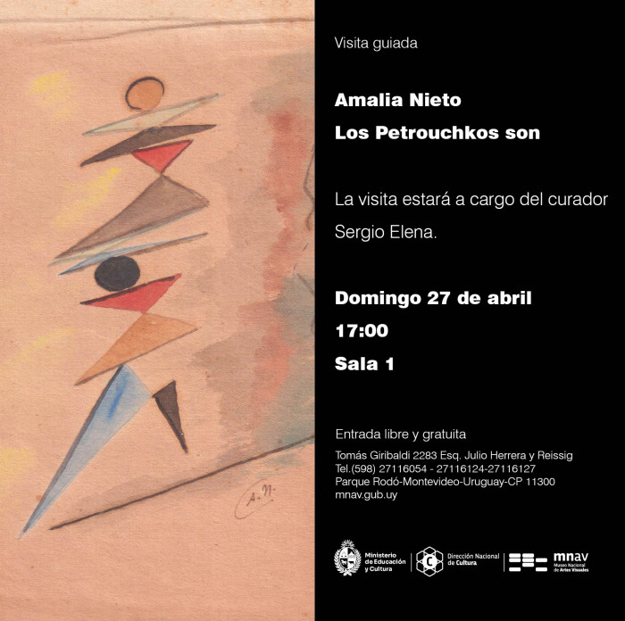  - Visita guiada en el marco de la muestra "Amalia Nieto - Los Petrouchkos son"  - Museo Nacional de Artes Visuales
