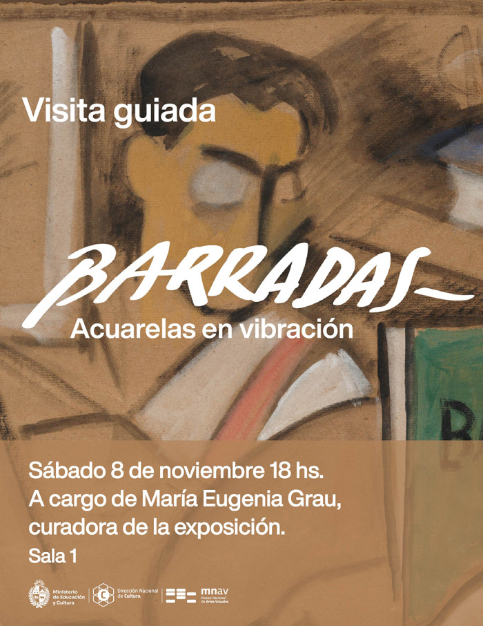  - Última visita guiada en el marco de la exposición "Barradas - - Acuarelas en vibración" - Museo Nacional de Artes Visuales