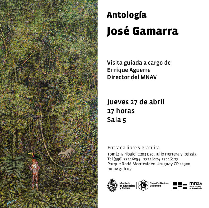  - Visita guiada por la exposición - Antología - José Gamarra - Museo Nacional de Artes Visuales