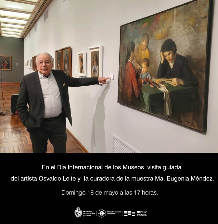 -  Visita guiada en el marco de la muestra "Osvaldo Leite - Artista de dos mundos" - Museo Nacional de Artes Visuales