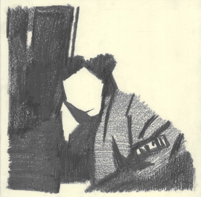 De la serie InheritedLandscapes, 2016<br>Grafito sobre papel hahnemühle 170g<br>30 x 30 cm - y todos los otros - Elián Stolarsky - Museo Nacional de Artes Visuales